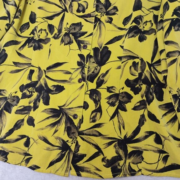 Tianello S Tropical Button Up Half Sleeve Casual Shirt Vacay Cruise Beach Cover - Picture 6 of 15